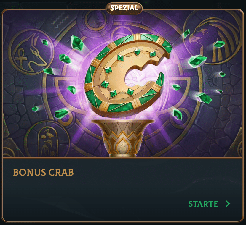 Talismania Bonus Crab Casino Feature